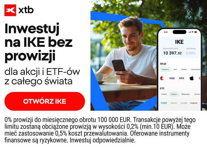 Inwestuj na IKE bez prowizji
